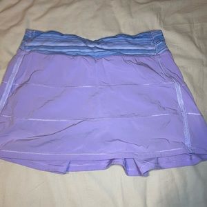 lululemon athletica Purple and Blue Skort